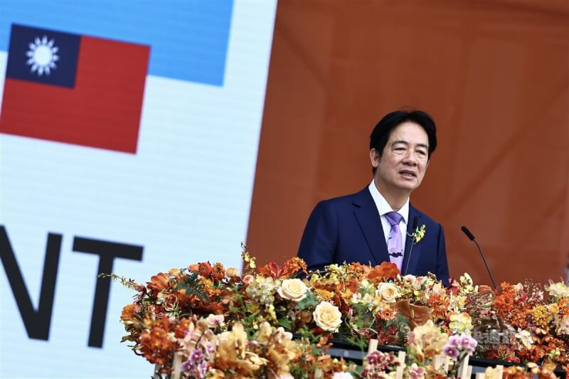 總統賴清德（圖）20日上午出席第16任總統副總統就職慶祝大會，以「打造民主和平繁榮的台灣」為題發表就職演說。中央社記者翁睿坤攝 113年5月20日