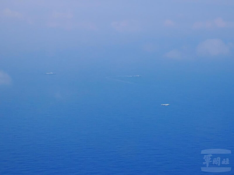 空軍P-3C反潛機23日執行任務。(軍聞社提供)