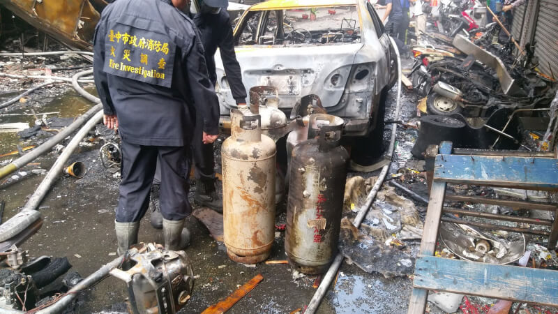 台中市逢甲商圈氣爆意外造成1死15傷，在受波及的一間出租套房浴室內，發現一具女性遺體，火場逃生觀念再次受到關注。（中央社檔案照片）