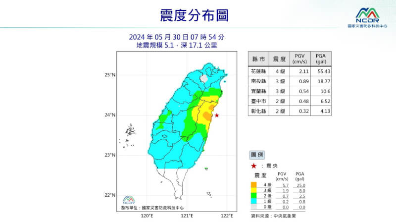 （圖取自國家災害防救科技中心LINE帳號）