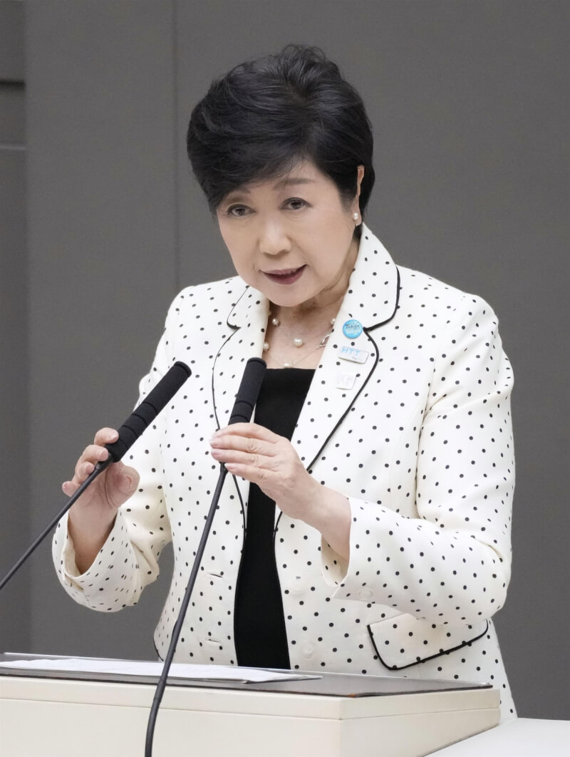 東京都知事小池百合子。（共同社）