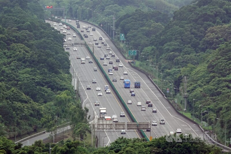 圖為國道3號北部南港路段。（中央社檔案照片）