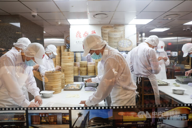 台北市一家鼎泰豐門市。（中央社檔案照片）