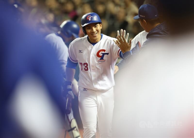 台灣棒球選手陳聖平。（中央社檔案照片）