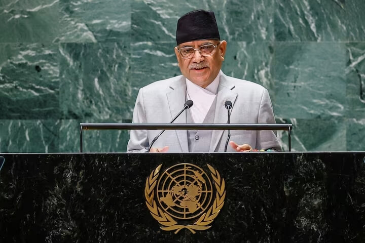 尼泊爾總理達哈爾。（路透社）