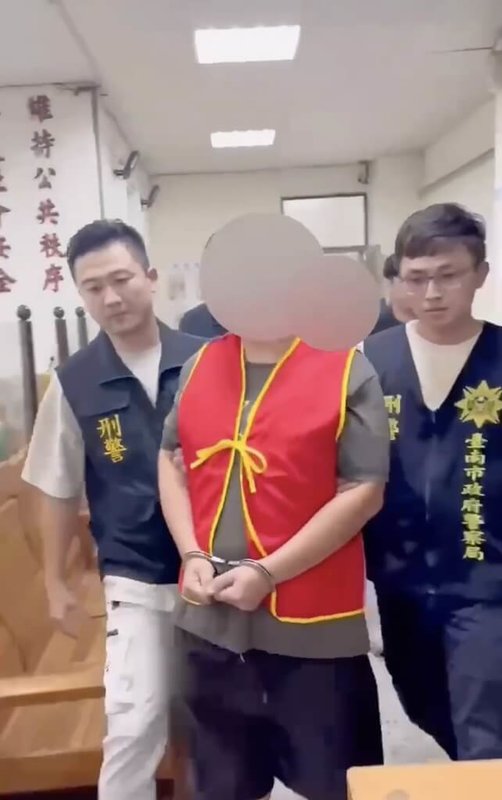 台南市朱姓男子6月在汽車旅館疑白嫖應召女郎及洗劫對方，遭人糾眾毆打、拍攝道歉影片上傳網路，警方日前拘提5人送辦。（台南市警察局提供）中央社記者張榮祥台南傳真  113年7月9日