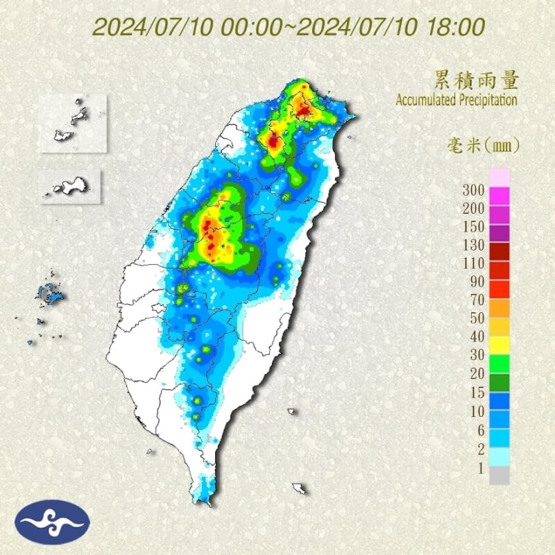 (圖取自中央氣象署網頁cwa.gov.tw)