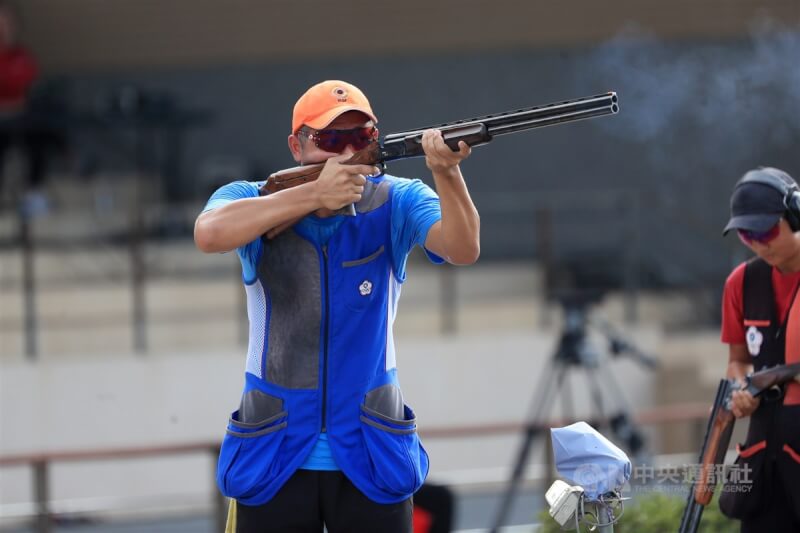 不定向飛靶選手楊昆弼3度挑戰奧運。（中央社檔案照片）