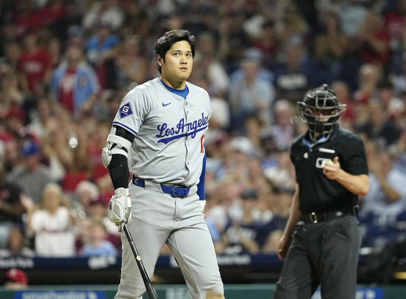 日本球星大谷翔平。（共同社）