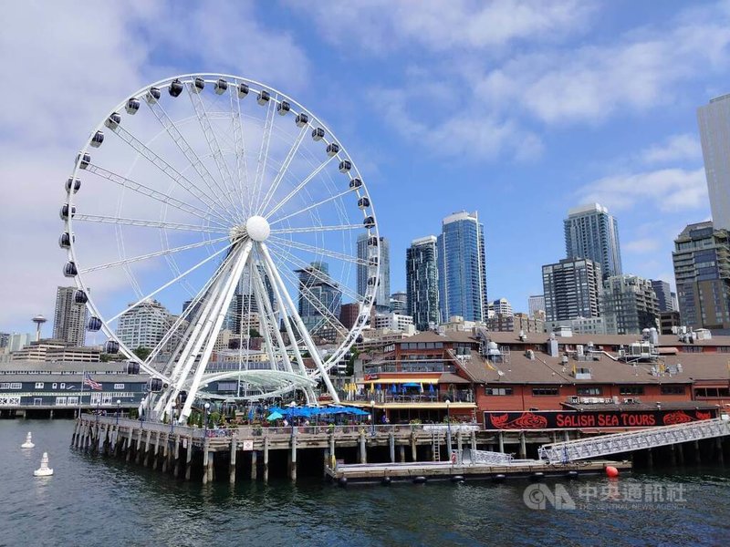 根據西雅圖旅遊局統計，台灣赴西雅圖的旅客已恢復到COVID-19疫情前約6成多；不過，平均消費降超過5成。中央社記者汪淑芬攝  113年7月16日