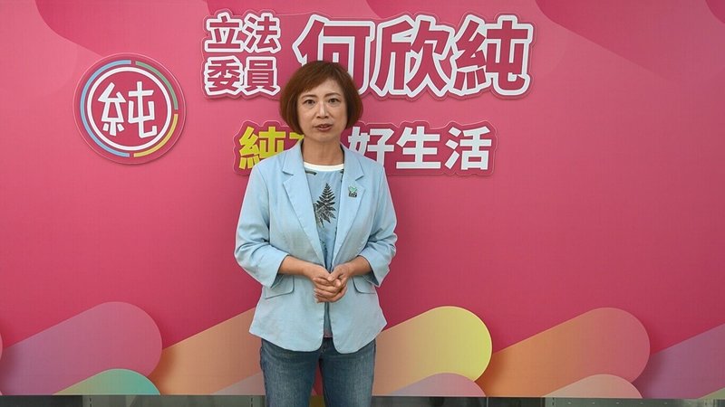 台中市長盧秀燕將訪美，被視為民進黨下屆市長熱門人選的立委何欣純（圖）16日表示，祝福盧秀燕此行可以平安順利，希望透過國際城市外交，讓台中被看見、更國際化。（何欣純服務處提供）中央社記者蘇木春傳真  113年7月16日