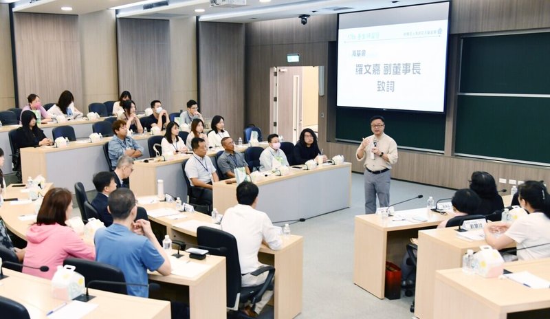 海基會今日舉辦第17屆「台生研習營」，為即將赴陸求學的學生提供資訊與意見交流平台。（海基會提供）中央社記者廖文綺傳真  113年7月19日