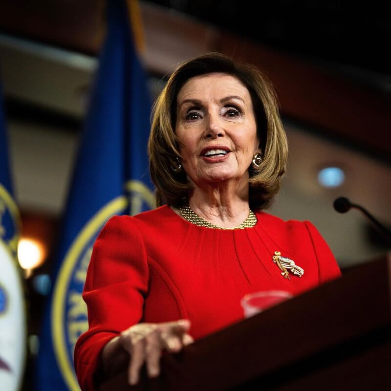 前美國眾院議長裴洛西。（圖取自instagram.com/SpeakerPelosi）