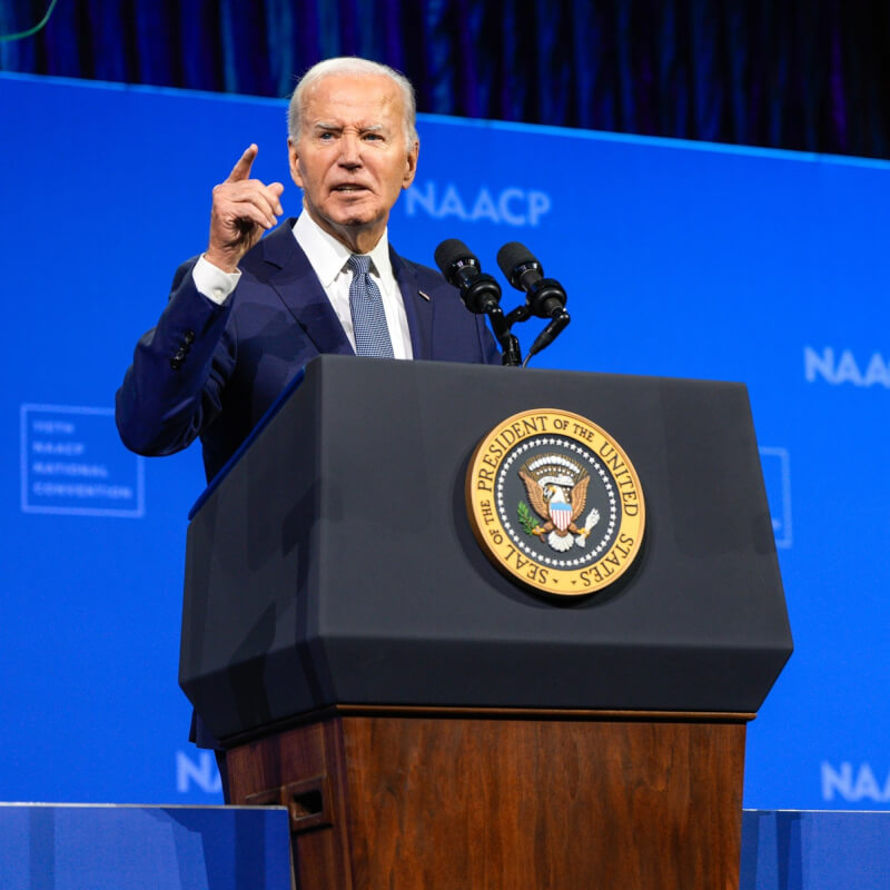 美國總統拜登21日宣布退出2024年總統大選。（圖取自facebook.com/joebiden）