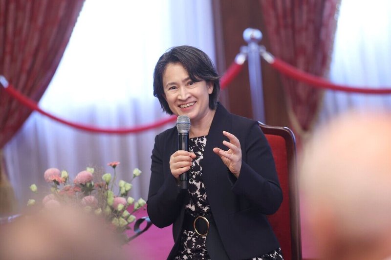 副總統蕭美琴29日接見「對中政策跨國議會聯盟」訪團,盼共同合作確保民主、和平與繁榮等價值。(總統府提供)中央社記者葉素萍傳真 113年7月29日