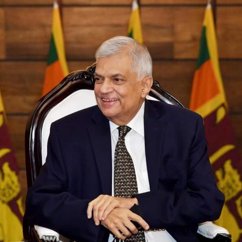 斯里蘭卡總統威克瑞米辛赫爭取連任。（圖取自facebook.com/ranil.wickremesinghe.leader）