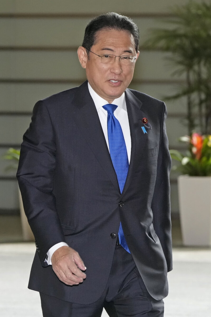 日本首相岸田文雄。（共同社）