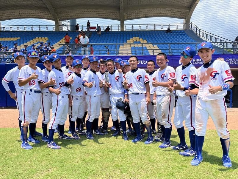 U15世界盃棒球賽台灣隊（圖）18日對上委內瑞拉，終場以6比1拿下預賽2連勝，下一戰將與墨西哥隊交手。（中華民國棒球協會提供）中央社記者謝靜雯傳真  113年8月18日