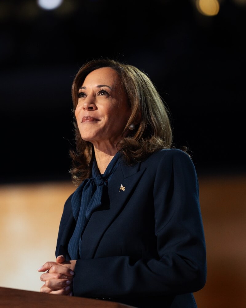 美國民主黨總統候選人賀錦麗。（圖取自x.com/KamalaHarris）