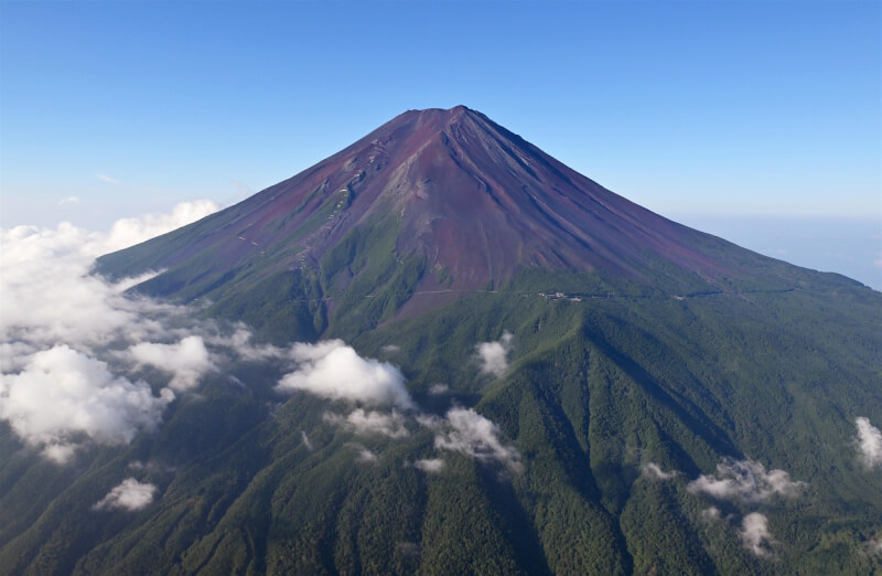 富士山。（共同社）