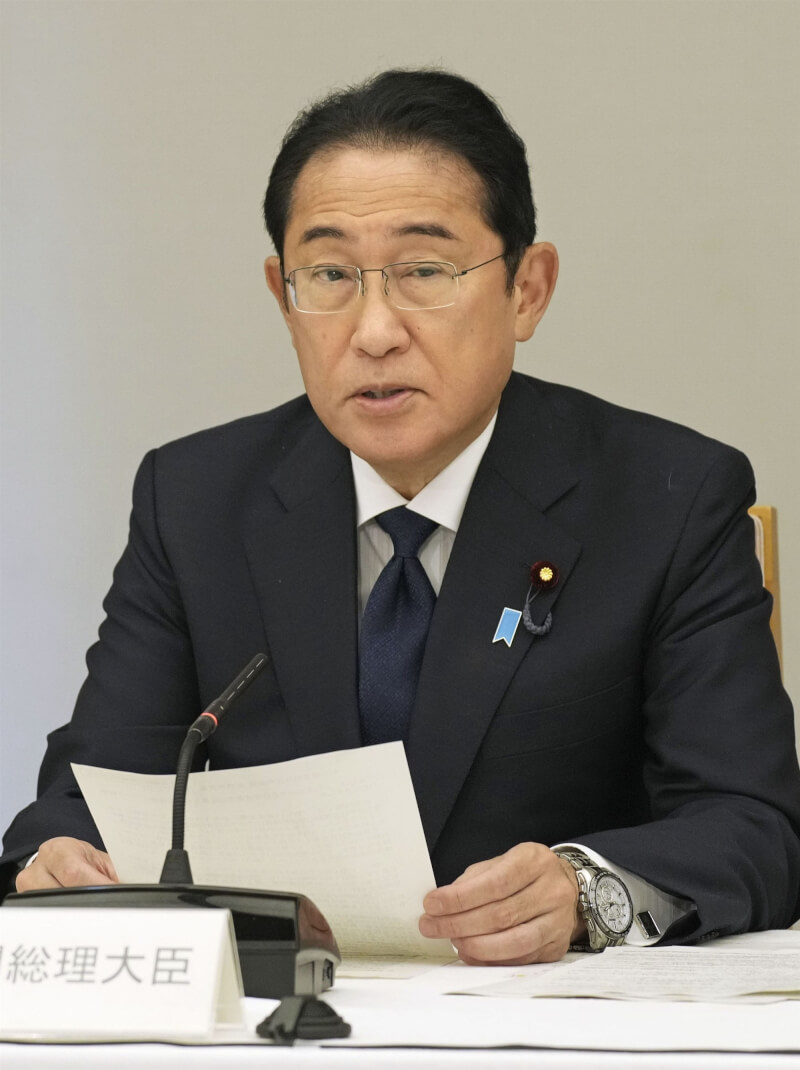 日本首相岸田文雄。（共同社）