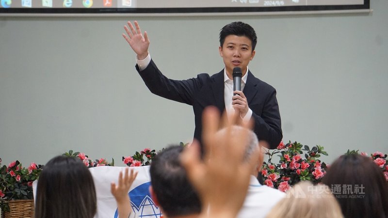 台北市議員苗博雅（圖）受「台灣人公共事務會」（FAPA）邀請，6日在洛杉磯台灣會館演講，主題為「堅韌自信，台美前行」。中央社記者林宏翰洛杉磯攝  113年9月7日