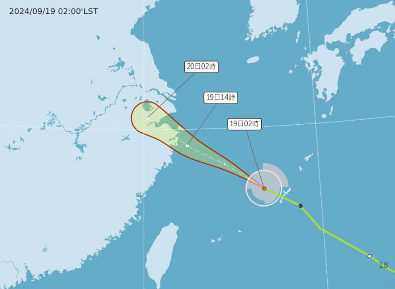 北部及澎湖馬祖短暫陣雨或雷雨 中南部花東午後雷雨