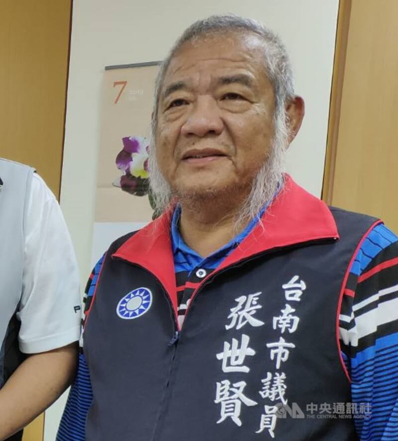 無黨籍台南市議員張世賢2日病逝，享壽72歲。（中央社檔案照片）