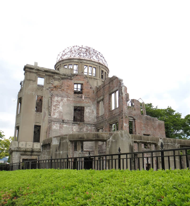 圖為廣島原爆圓頂屋。（共同社）