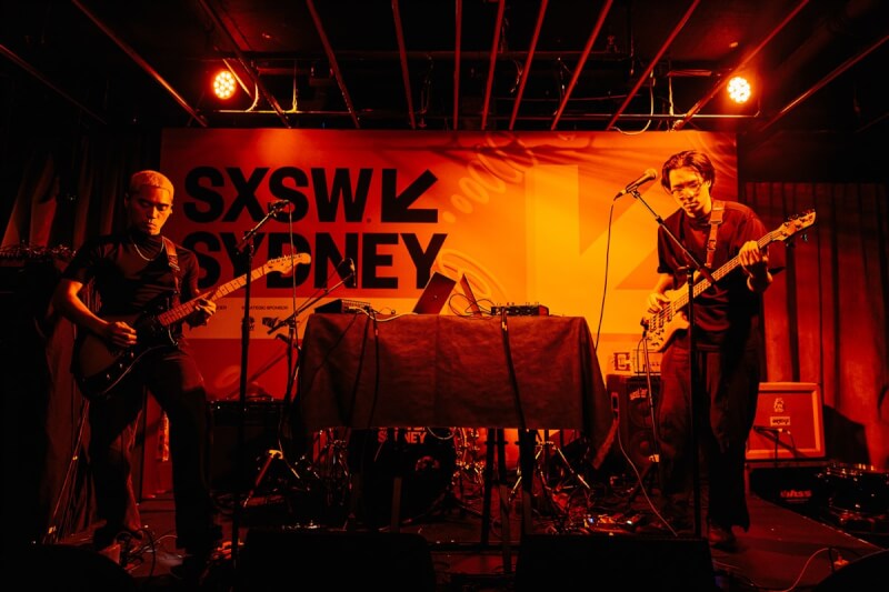 西南偏南音樂節(SXSW)在雪梨舉行,擁有豐富海外巡演經驗的樂團「破地獄」於Taiwan Beats Showcase專場演出,將台灣音樂推向國際。(文化內容策進院提供)中央社記者楊淳卉雪梨傳真 113年10月22日