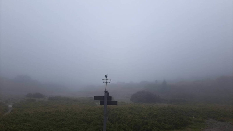 太魯閣國家公園管理處23日至25日共接獲3起山域事故通報，其中一件為南湖山屋失溫案，一名女山友未在時間內回山屋，高山協作出動摸黑找人，尋獲時女子失溫嚴重，但由於天候不佳搜救不易，目前女山友仍待援。圖為山友報案提供畫面。（太魯閣國家公園管理處提供）中央社記者張祈傳真  113年10月25日