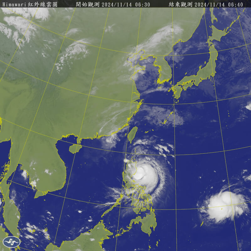 (圖取自中央氣象署網頁cwa.gov.tw)