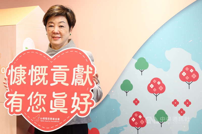 台積電慈善基金會19日在台北舉行公益記者會,董事長張淑芬(圖)分享基金會一年來的成果,並感謝企業響應公益活動。中央社記者王騰毅攝 113年11月19日