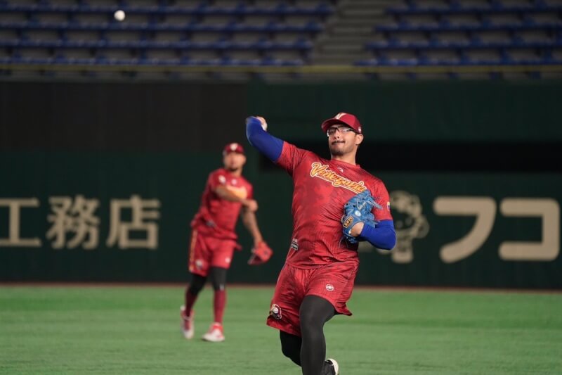 世界12強棒球賽複賽台灣首戰對上委內瑞拉,先發黃子鵬將對決委內瑞拉投手羅戈(圖)。(富邦悍將提供)
