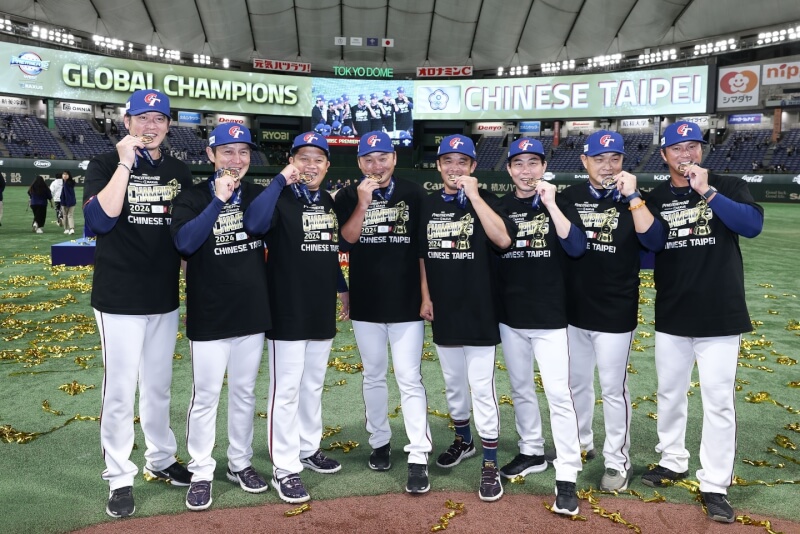 世界12強棒球賽台灣隊教練團。（圖取自facebook.com/CTbaseballteam）