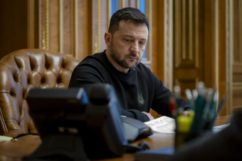 烏克蘭總統澤倫斯基。（圖取自x.com/ZelenskyyUa）