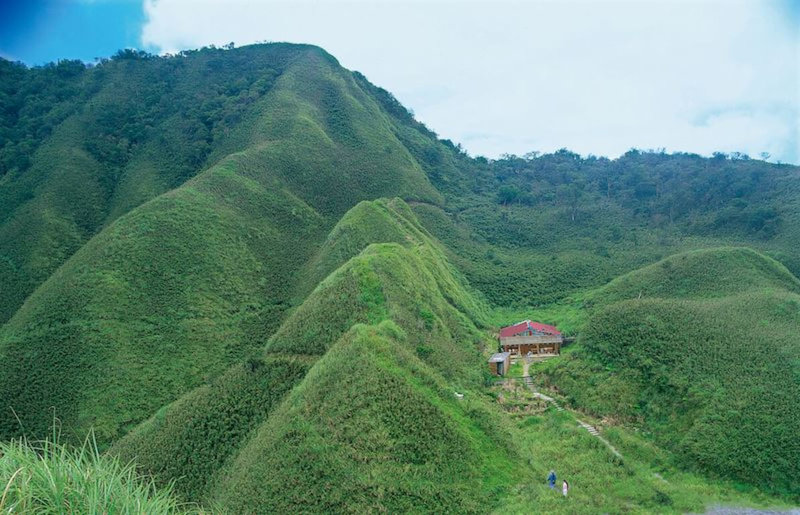 有「抹茶山」之稱的聖母登山步道近年成為民眾打卡熱點，林業及自然保育署宜蘭分署與在地3協會合作，由協會認養步道，協助清潔公廁、維護步道等，盼提供民眾更優質的遊憩環境。（林業保育署宜蘭分署提供）中央社記者王朝鈺傳真 113年12月12日