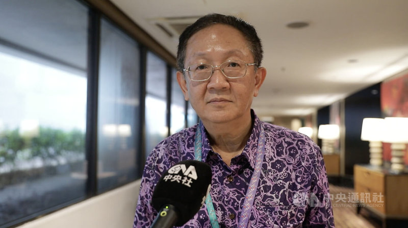 海外台灣學校董事長、校長暨家長會長聯席會議(三長會議)今年移師大馬首都吉隆坡。越南胡志明市台灣學校校長莫恒中(圖)指出,台灣學校遵循教育部108課綱,正體字教學是最核心的元素。攝於5日。中央社記者黃自強吉隆坡攝 113年12月27日