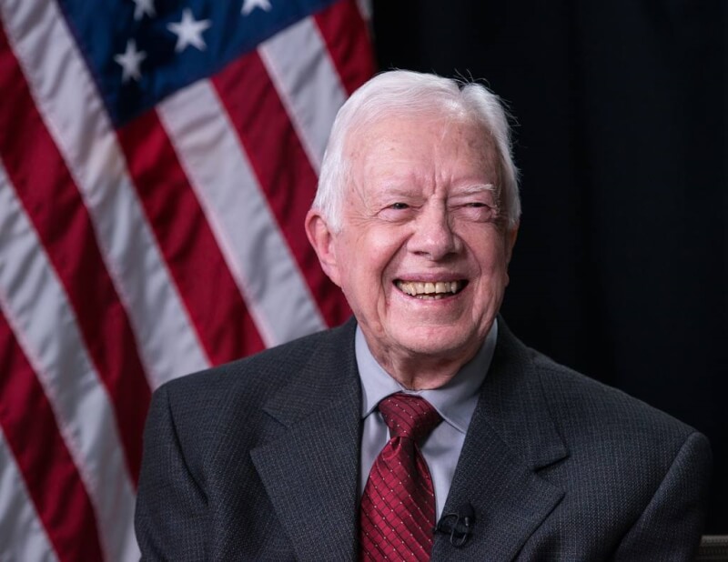 美國前總統卡特。（圖取自facebook.com/presidentjimmycarter）