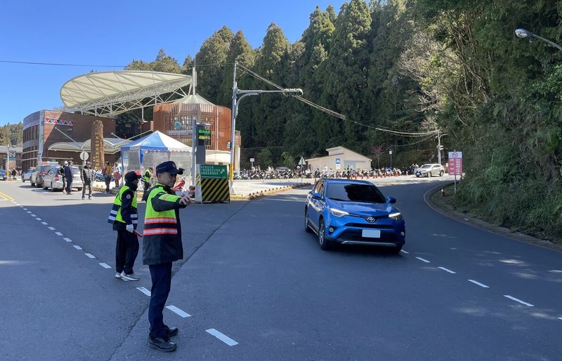 「2025年阿里山日出印象音樂會」2025年元旦清晨在阿里山國家森林遊樂區舉辦，警方將在阿里山公路沿線交管。（警方提供）中央社記者蔡智明傳真  113年12月31日