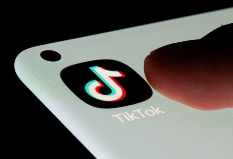 TikTok App圖示。（路透社）