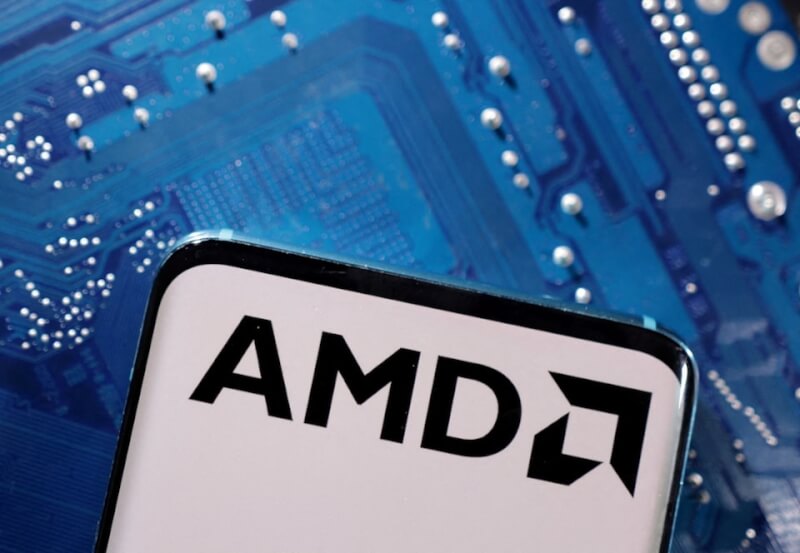 AMD（超微）商標。（路透社）