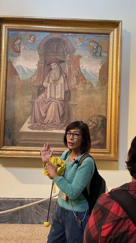 在羅馬擔任導遊近20年的台僑傅瀞帶團經驗豐富,她認為羅馬是宗教與藝術殿堂,十分值得探索。(傅瀞提供)中央社記者黃雅詩羅馬傳真 114年1月30日
