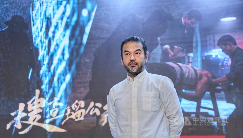 2025台北國際書展4日起一連6天在台北世貿中心1館登場,蓋亞文化5日主辦「搜查瑠公圳 下」新書發表暨電影座談會,由導演賴俊羽(圖)擔任主講人。中央社記者王飛華攝 114年2月5日