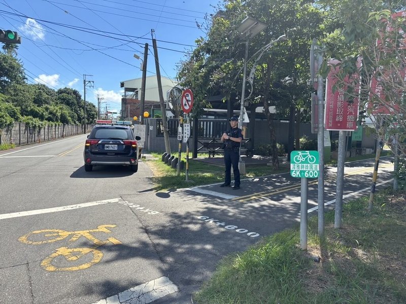 台中市東豐、后豐自行車道公告自3月1日起禁止行駛微型電動二輪車，違反者警方將依道交條例規定，處以新台幣300元到1200元罰鍰。（警方提供）中央社記者郝雪卿傳真  114年2月12日