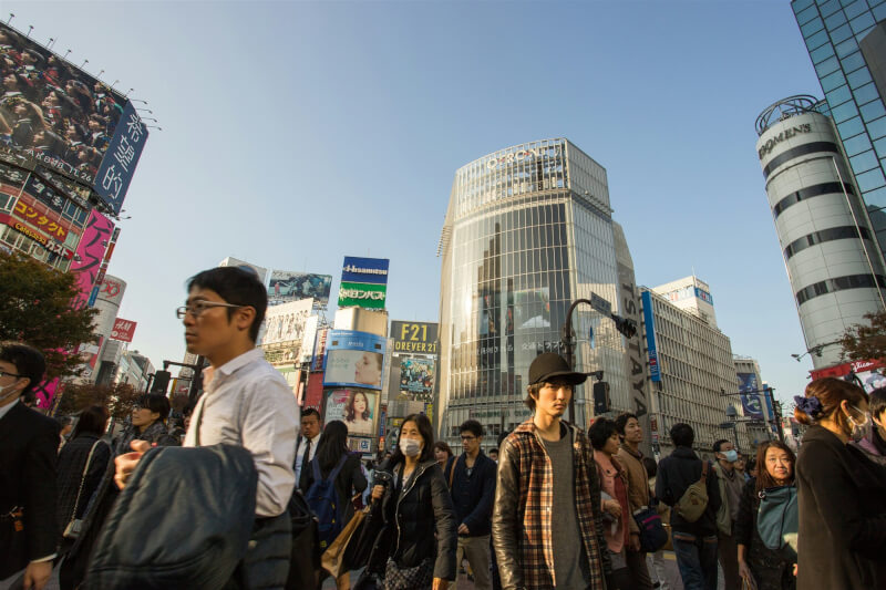 圖為日本東京街道。（圖取自Unsplash圖庫）