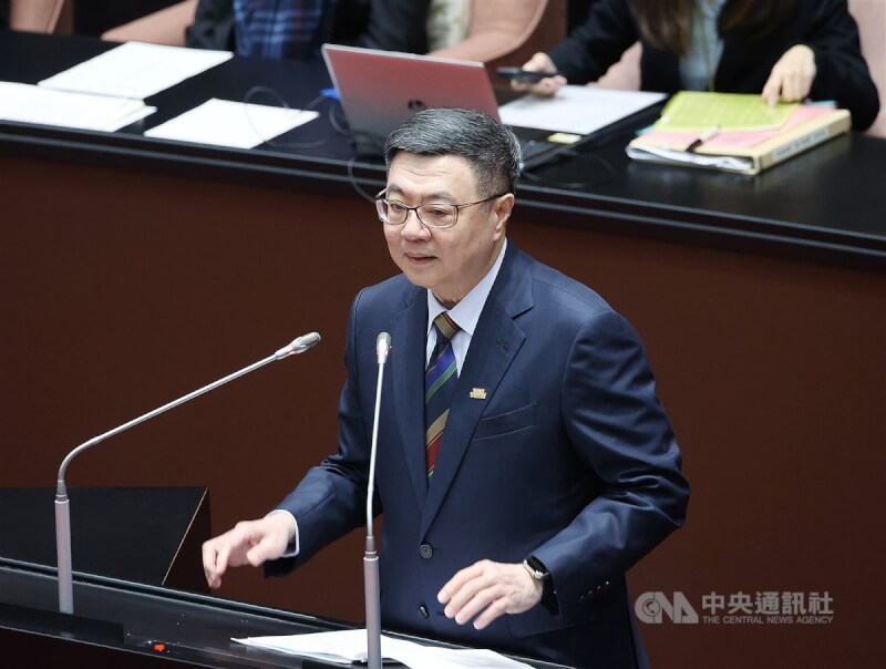 立法院會25日邀請行政院長卓榮泰進行施政方針及施政報告，並備質詢。中央社記者郭日曉攝 114年2月25日