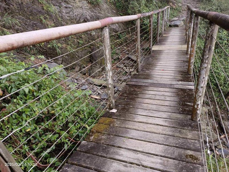 北大武山步道接連受到颱風及降雨影響，路基受損，經整修完成修復，27日已開放登山客入山。（林業及自然保育署屏東分署提供）中央社記者李卉婷傳真  114年2月27日