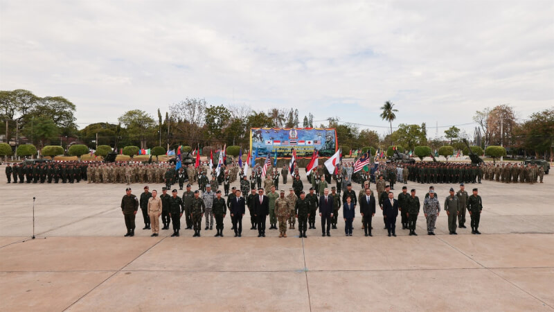 在泰國舉行的金色眼鏡蛇軍演,開幕式25日登場。(圖取自facebook.com/ExerciseCobraGold)