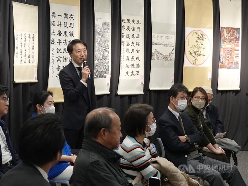 張炳煌介紹空靈揮毫 日人驚艷建議在大阪世博展出